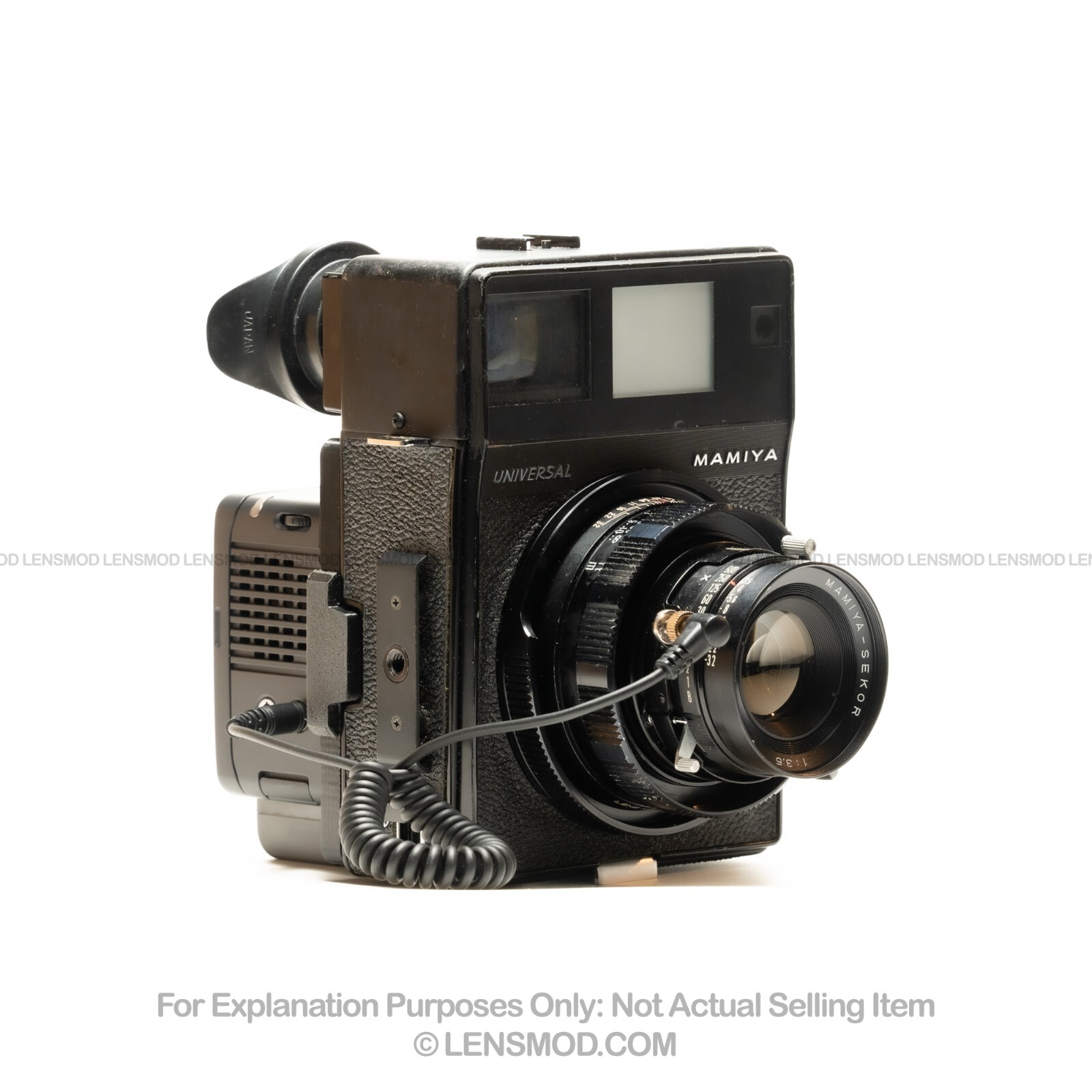 Adapter for Mamiya Universal Press and “M645” Digital Back