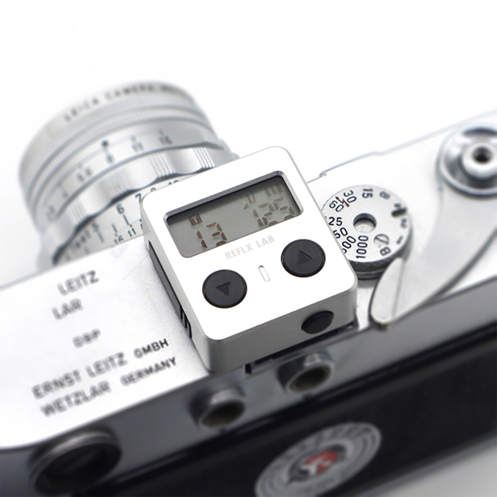 Reflx Lab Camera Hot Cold Shoe Light Meter Sliver Universal for fuji Leica NikqW