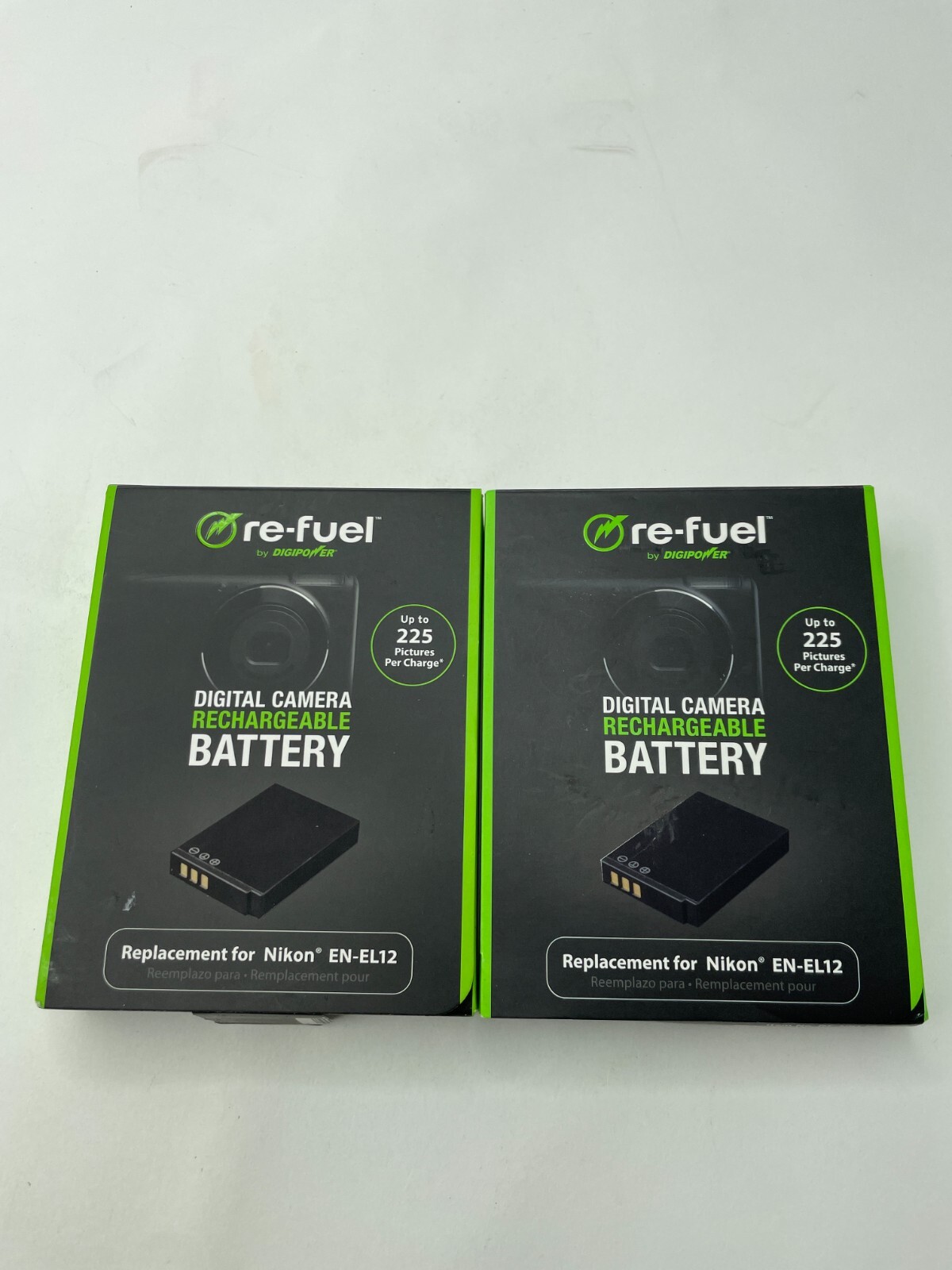 2x DIGIPOWER RF-NKL12 Rechargeable Battery Replacement for digital Nikon EN-EL12