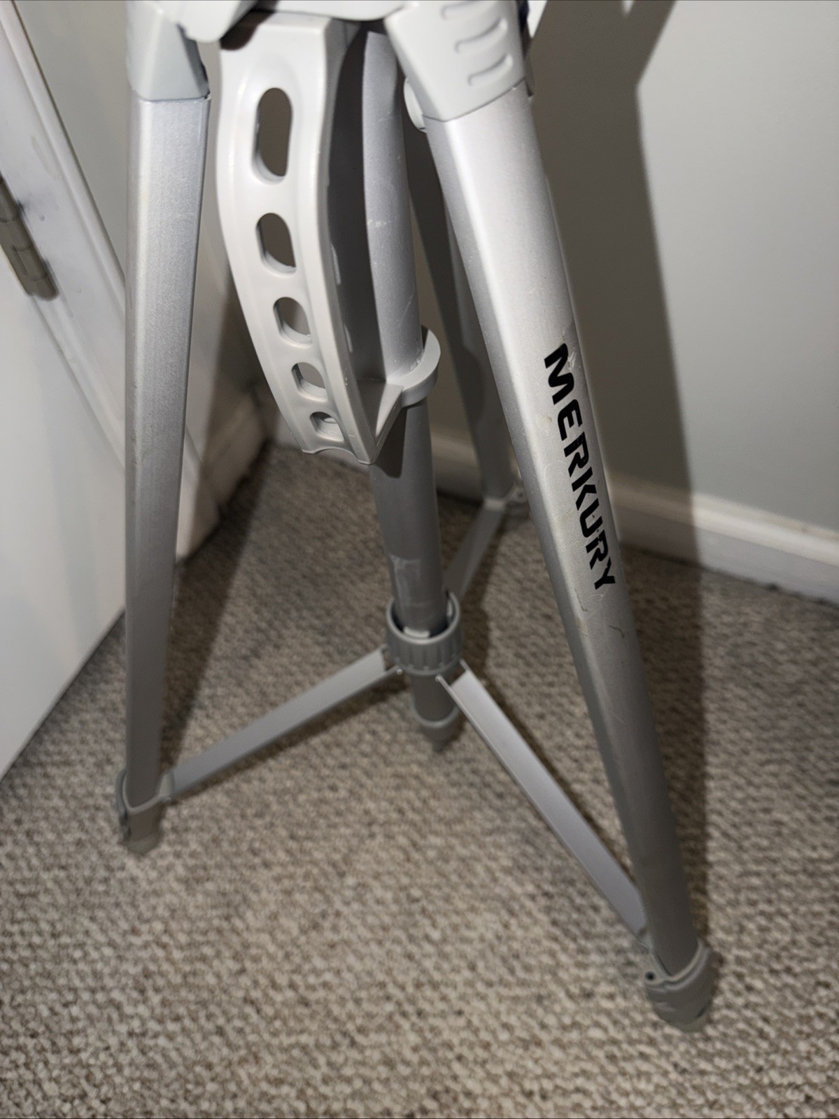 Merkury Aluminum Camera Tripod Pan/Tilt Head Quick Release Universal Used