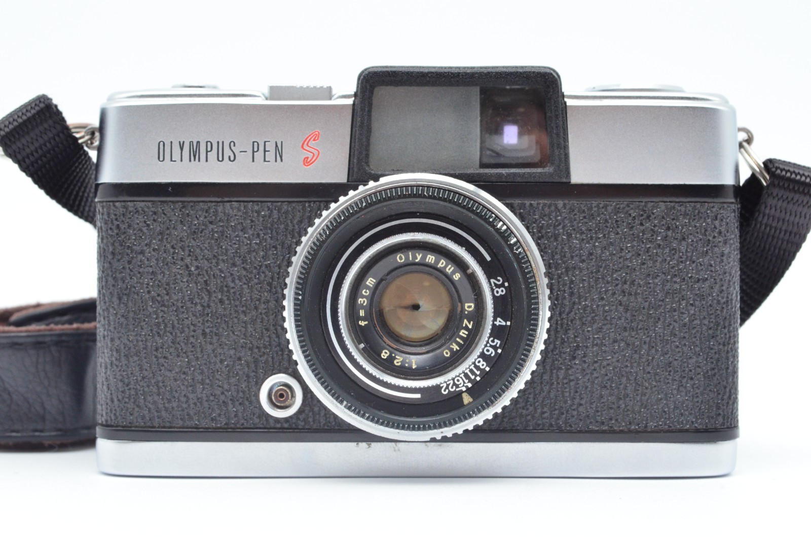 N.MINT Olympus PEN-S Half Frame 35mm Film Camera D.Zuiko 30mm F2.8 Japan Tested