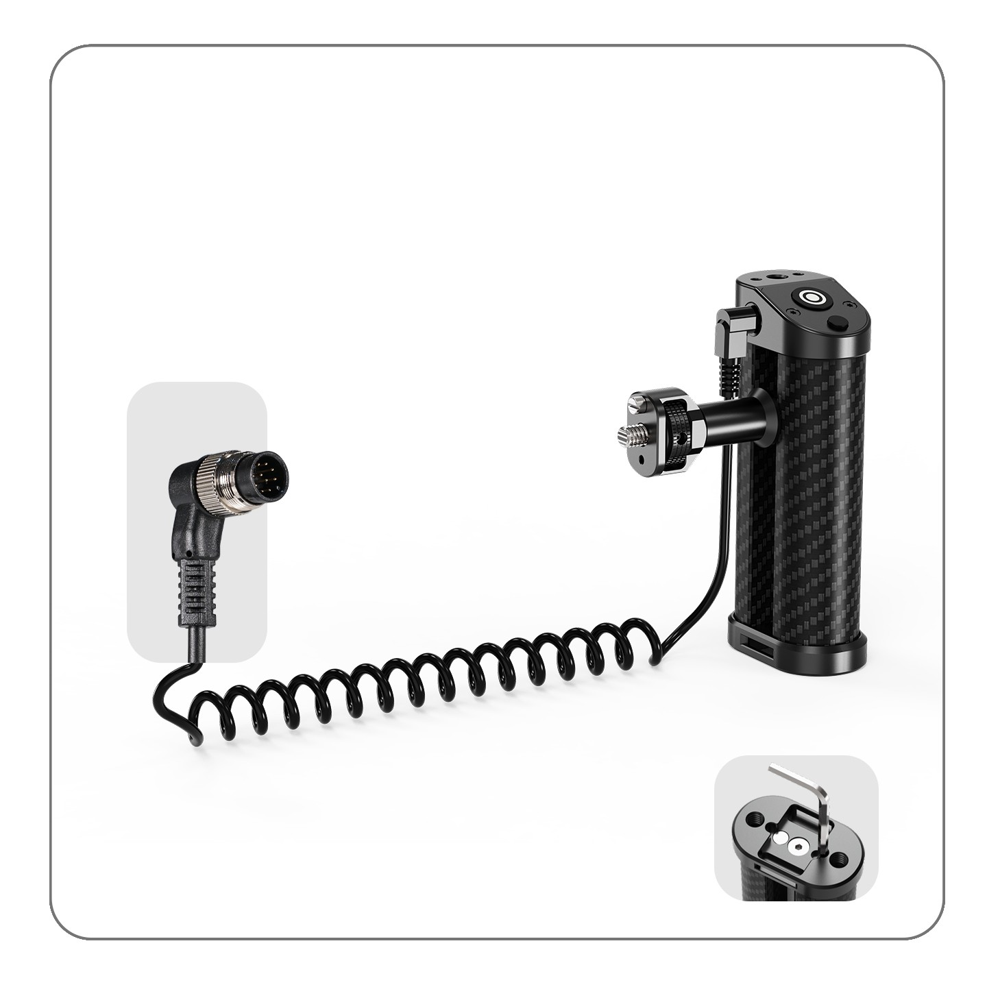Quick Release Shutter Control Handle for Sony Canon Nikon Camera Cage Handgrip