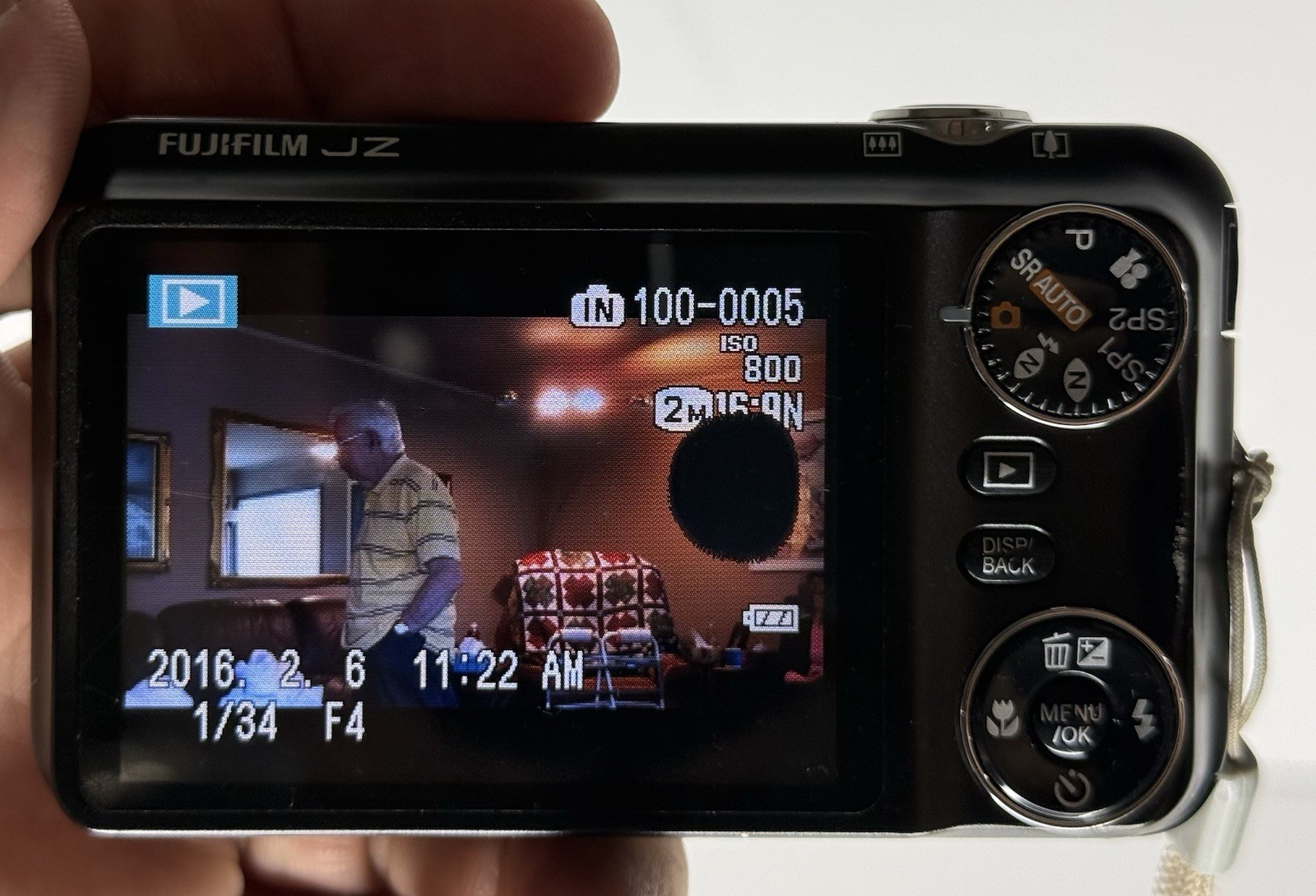 Fujifilm FinePix JZ300 12MP Digital Camera Black 10x Zoom Works W/ Screen Issue!