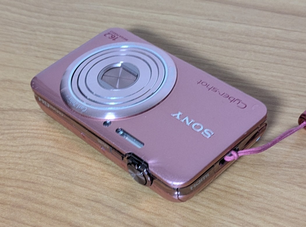 SONY DSC-WX7 Cyber Shot Digital Camera Blue 16.2MP Carl Zeiss 5X Japanese only