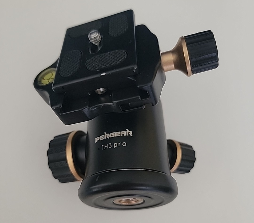 Pergear TH3 Pro DSLR Camera Tripod Ball Head, 8KG/17.6lbs Loading Capacity #G967