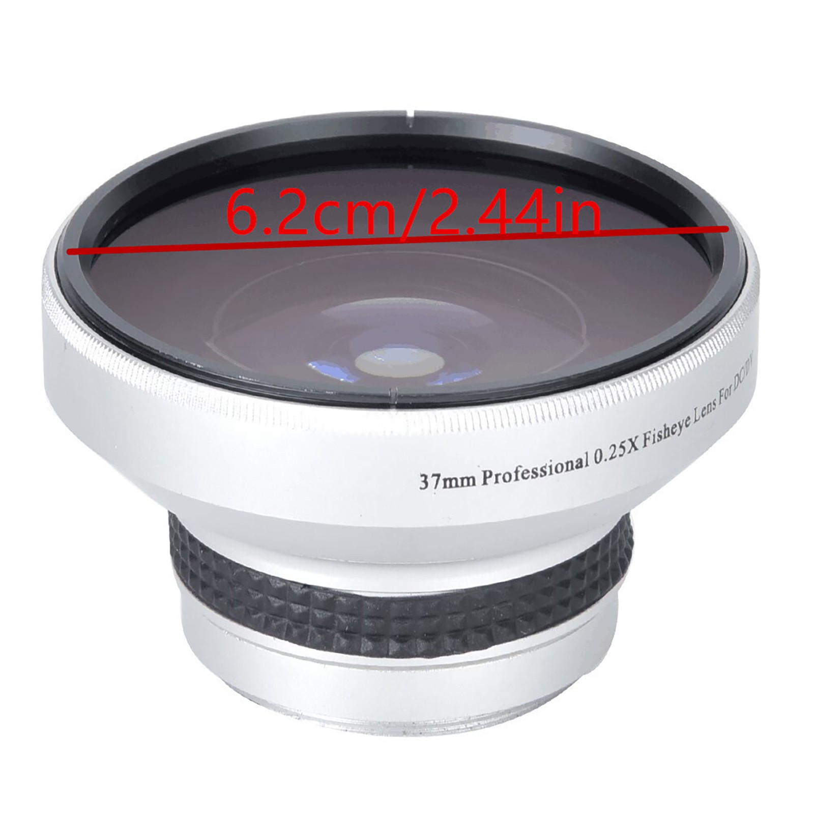 For 37mm Caliber Camera Lens 0.25X Super Fisheye Lens Strong Applicability