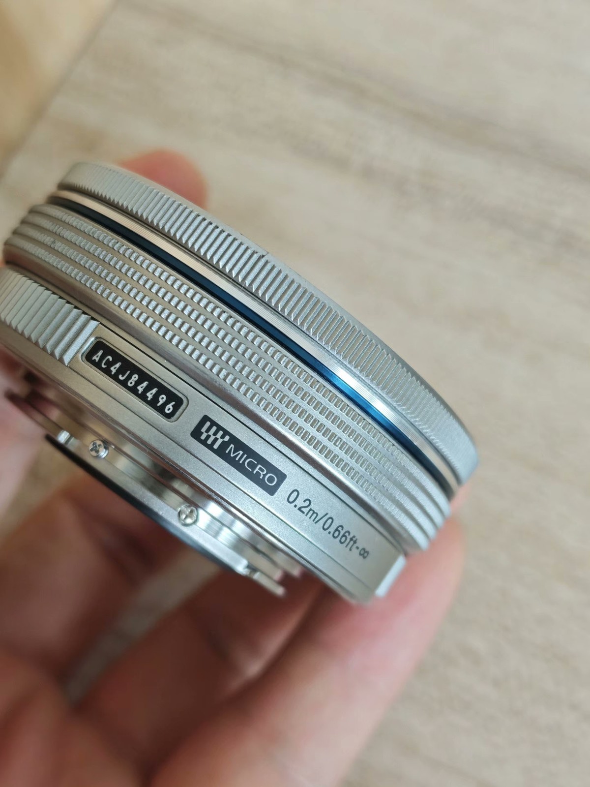 Olympus M.Zuiko 14-42mm f/3.5-5.6 Digital EZ Lens Silver Near Mint Auto Focus