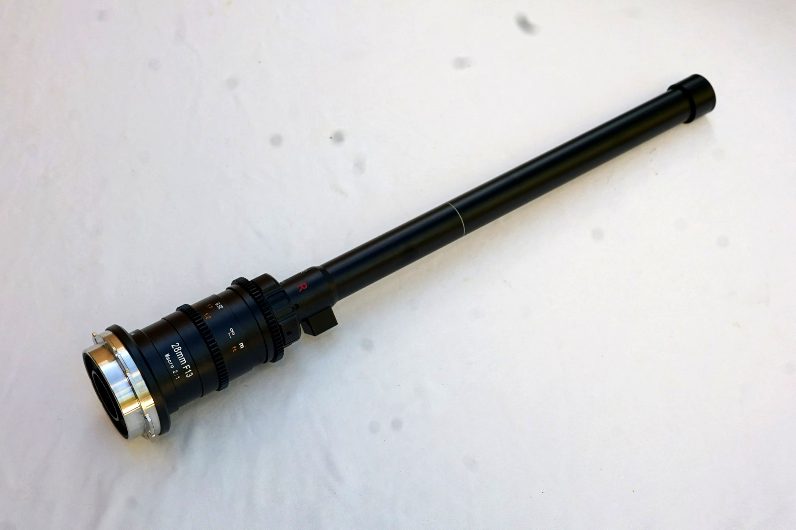 AstrHori 28mm f/13 2X Macro Probe Lens for PL Mount – Straight Lens Tube
