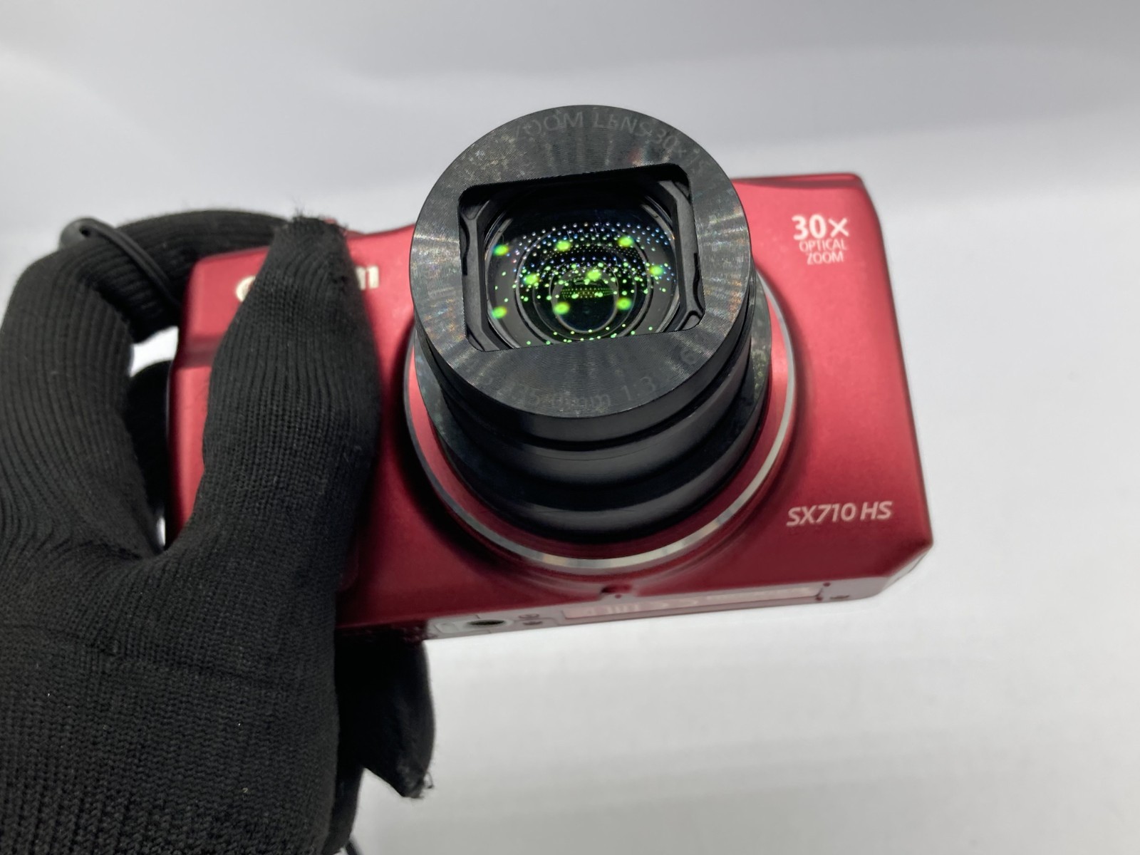 N MINT Canon PowerShot SX710 HS red 20.3 MP Digital Camera 0695