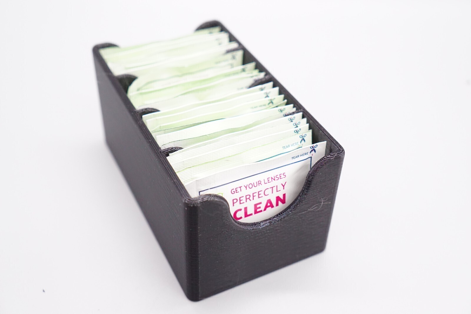Lens Wipe Desk Holder for ZEISS / Generic Lens Wipes (Photography) *Holds 28*