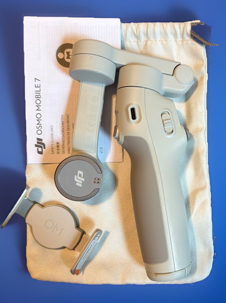 DJI Osmo Mobile 7 3-Axis Smartphone Gimbal Stabilizer Light Gray Open Box