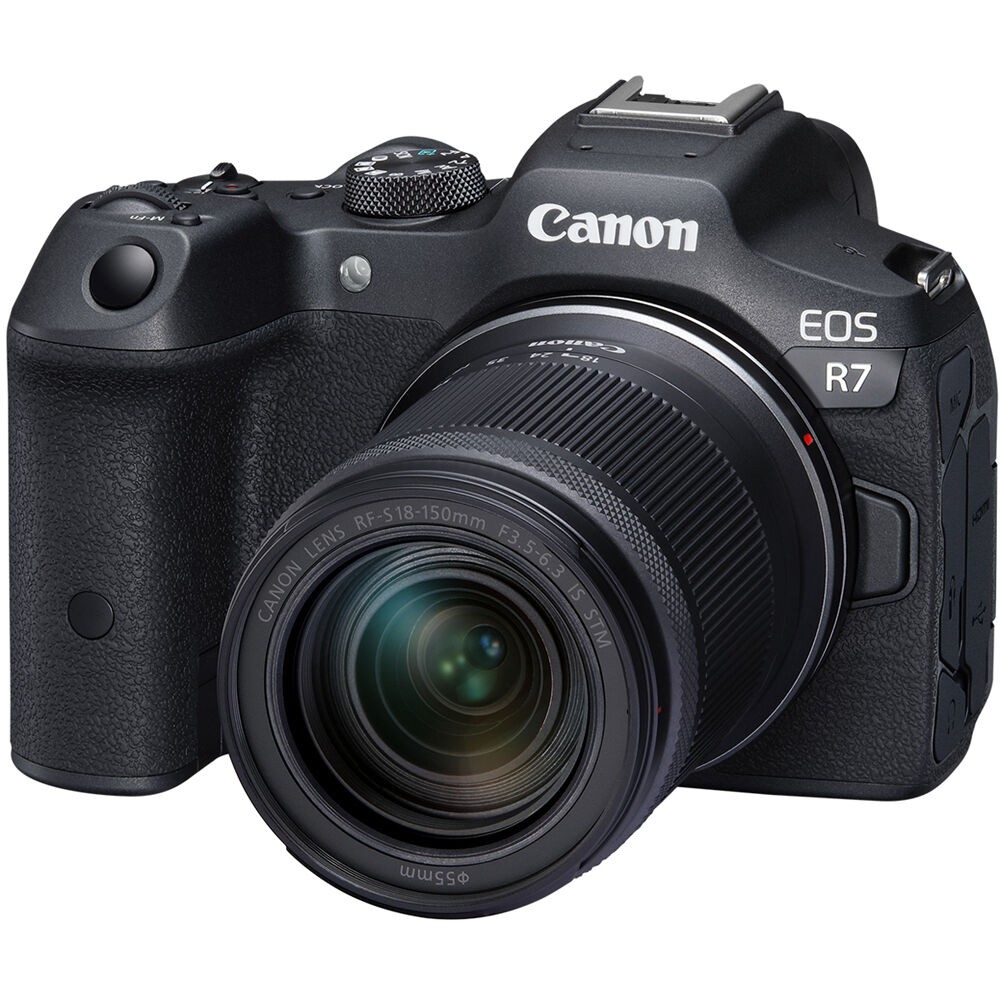 Canon EOS R7 Mirrorless Camera with 18-150mm + RF 75-300mm f/4-5.6 Lens Bundle