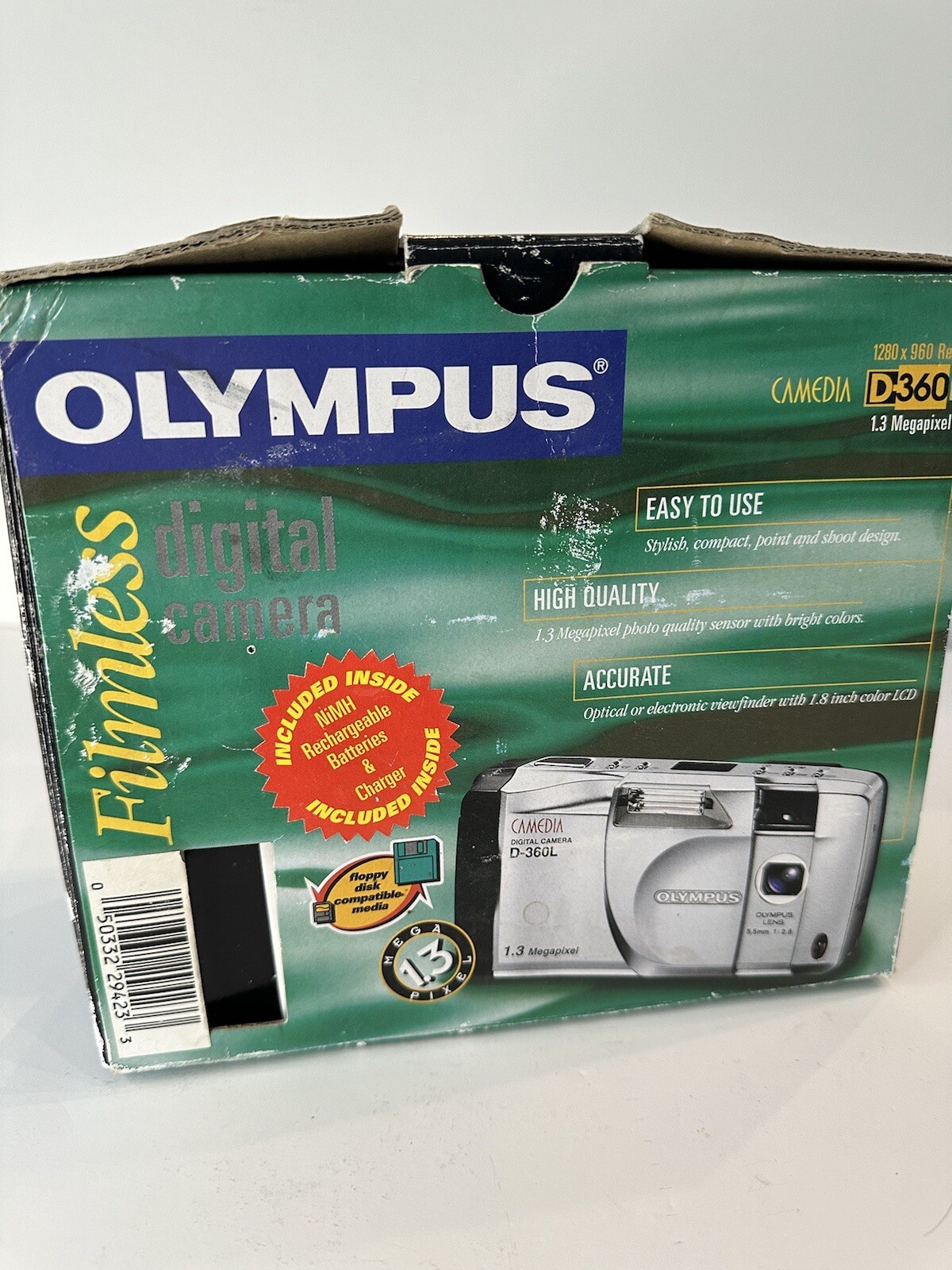 Olympus Digital Camera D360L 1.3 MP Untested