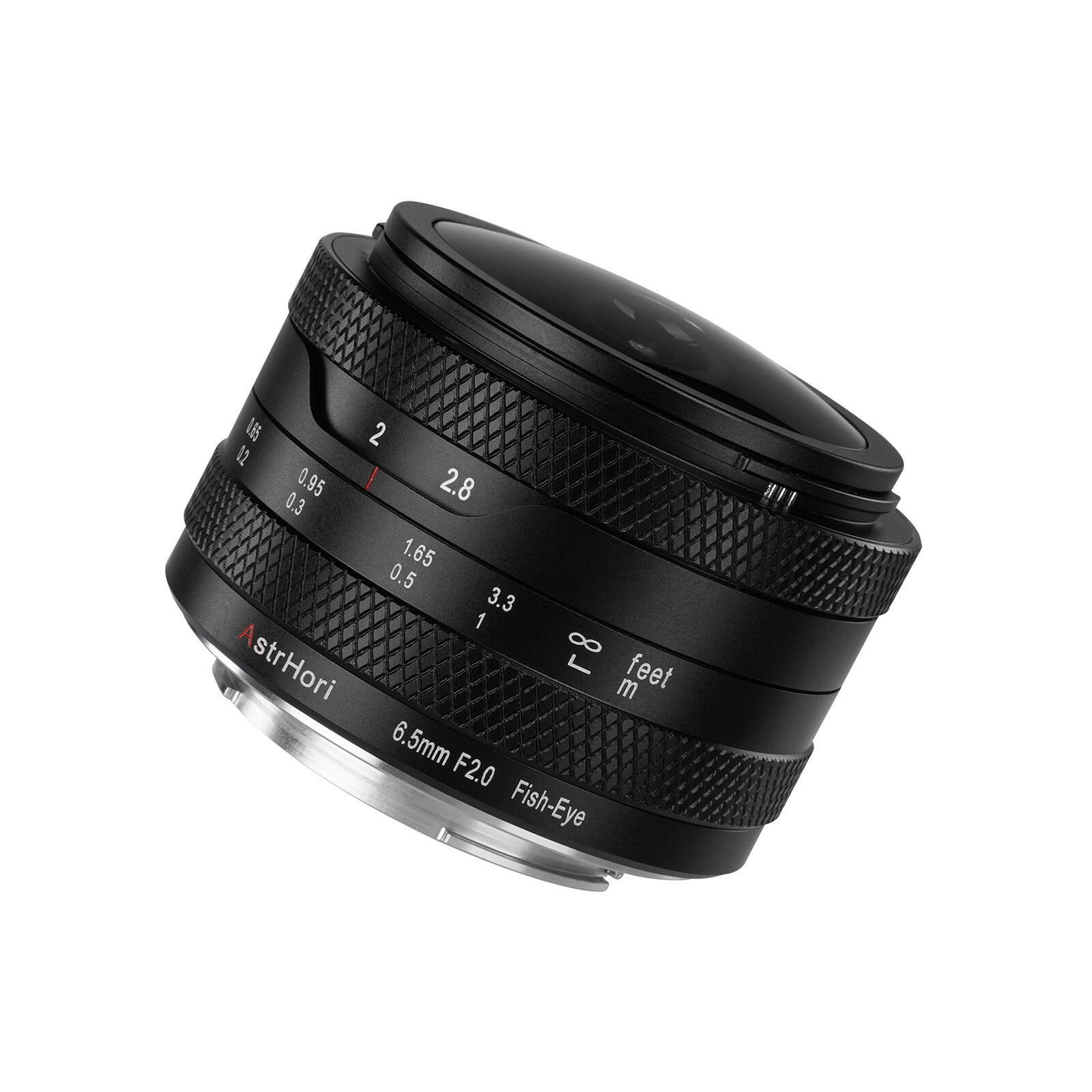 AstrHori 6.5mm F2.0 APS-C MF Manual Focus Fish-Eye Lens for Sony E Mount Cameras