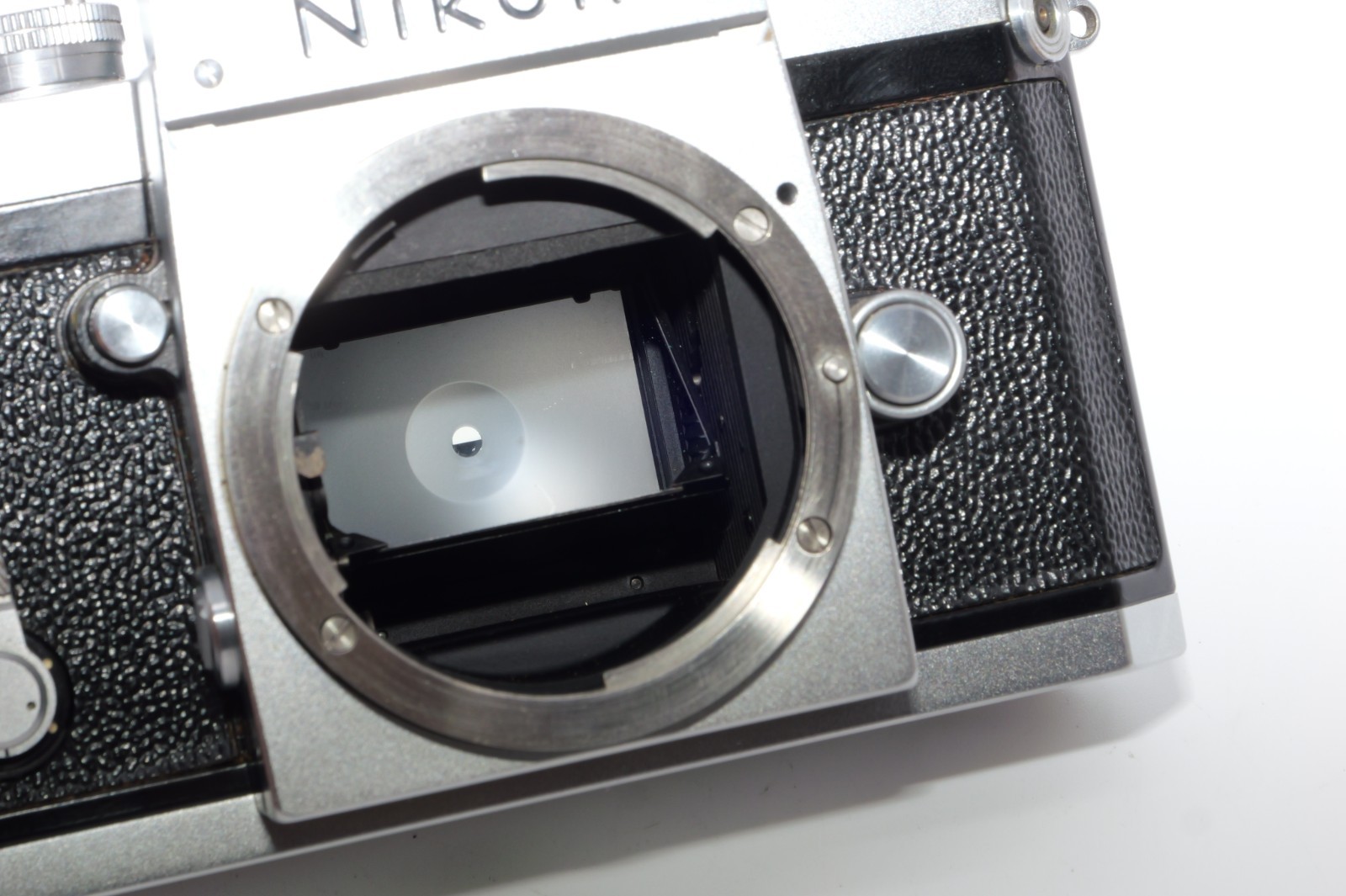 Nikon F #640xxxx 1st year camera with Nikkor-S 5cm f2 lens. Circa 1959. RARE !