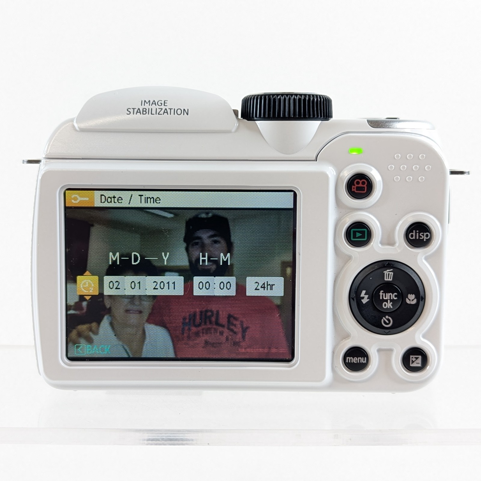 GE X400 Bridge Digital Camera 14.1MP 15x Zoom WHITE Compact – Tested Working