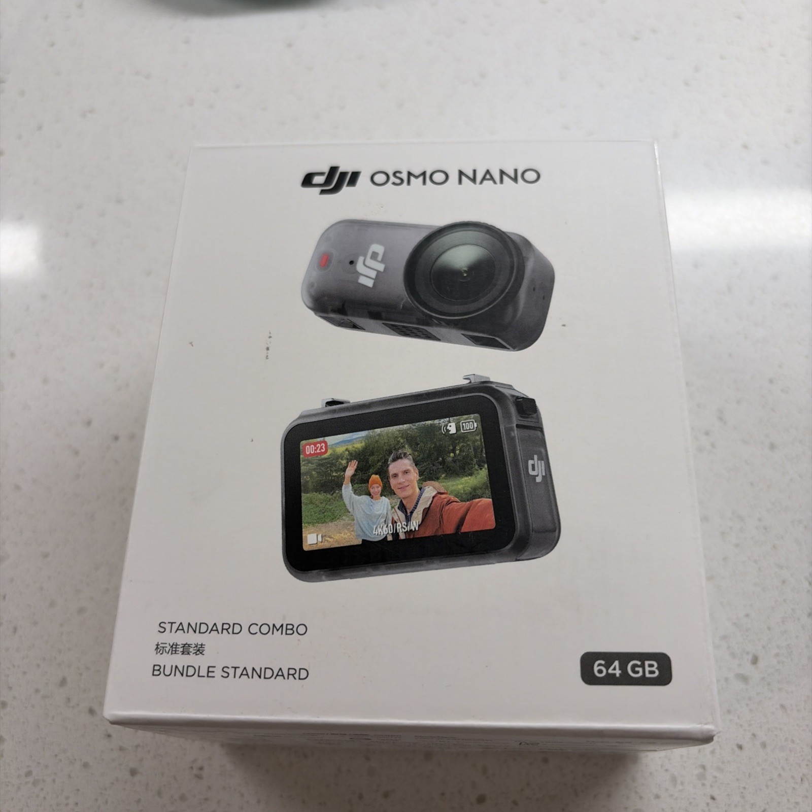 DJI Osmo Nano Standard Combo 64GB-Action Camera Vlogging-4K/60fps,1/1.3″ Sensor