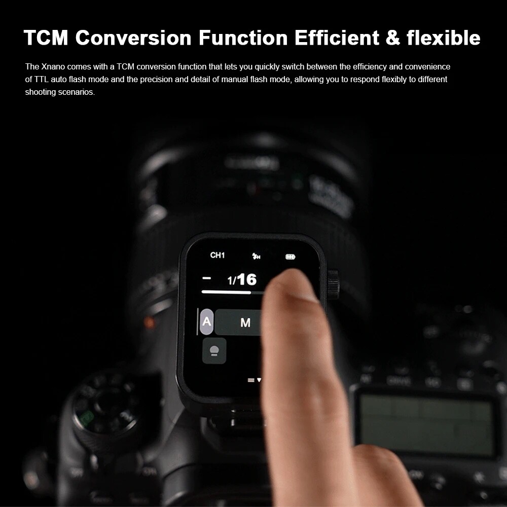 Godox X3-N 2.4G TTL HSS OLED Screen Flash Trigger Transmitter for Nikon Camera