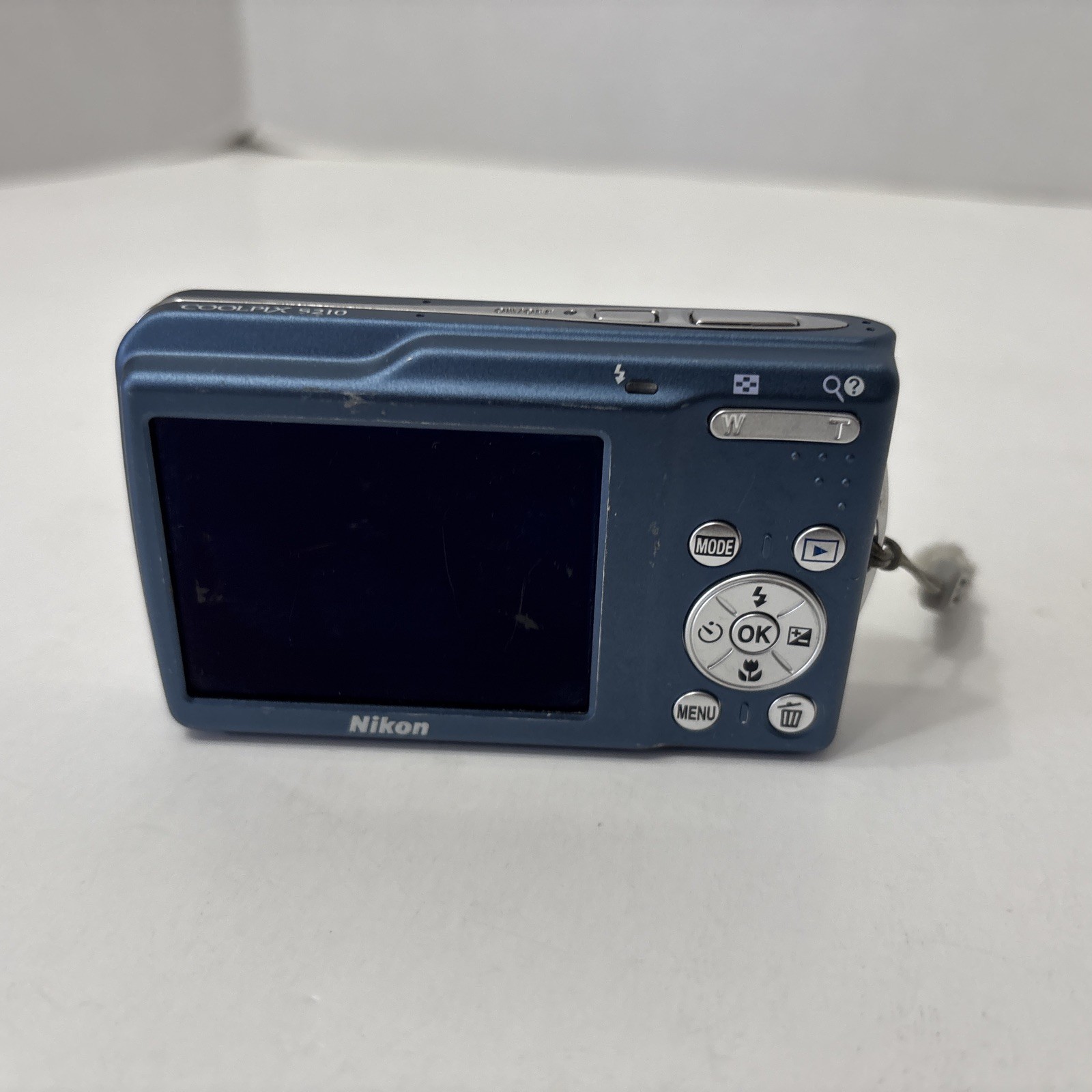 Nikon Coolpix S210 Blue Digital Camera Tested W/ Battery & SD Card