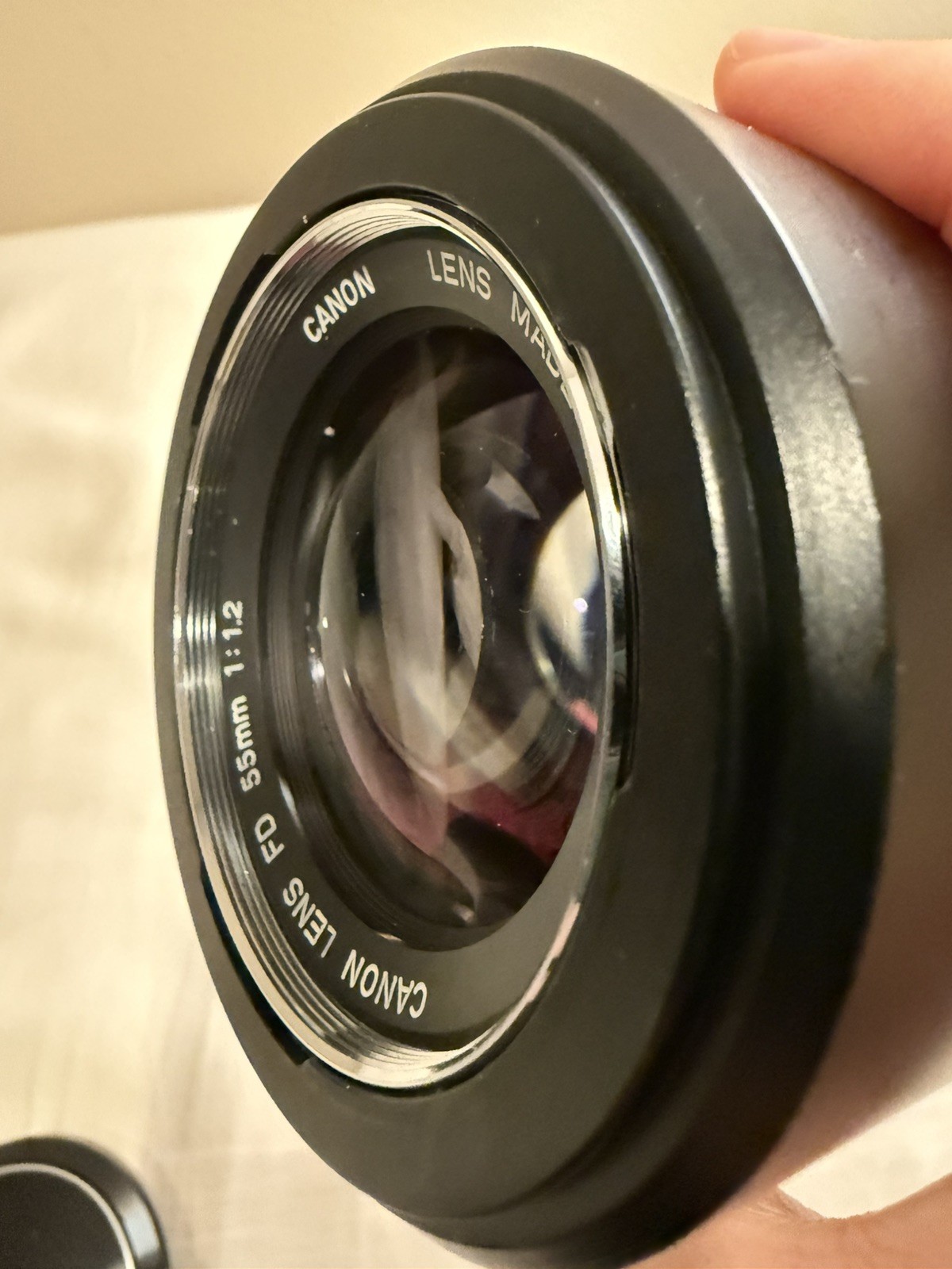 📸 RARE Vintage CANON FD 55mm f/1.2 MF Standard Prime Lens Hood JAPAN