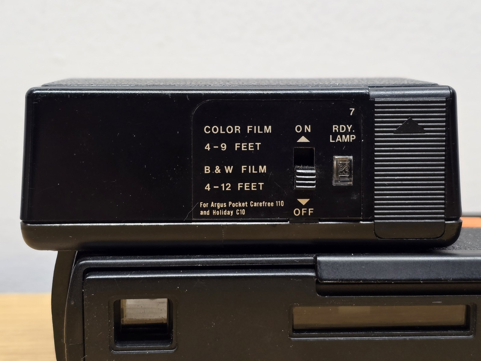 Vintage Argus C10 Film Camera Color Film & RB Argus 1240 Pocket Flash