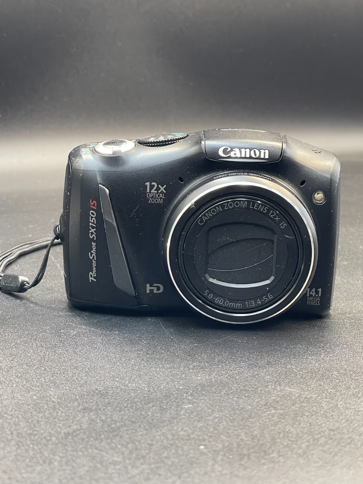 Canon PowerShot SX150 IS 14.1MP Digital Camera – Black