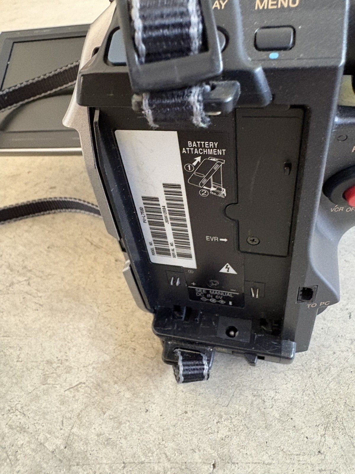 Panasonic PV-L759 PalmSight VHS-C Camcorder 26x Optical 300x Digital Zoom