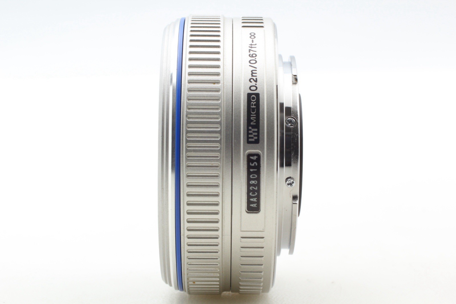 🎦【 Near MINT 】Olympus M.ZUIKO DIGITAL 17mm f/2.8 Silver Pancake Lens Form JAPAN
