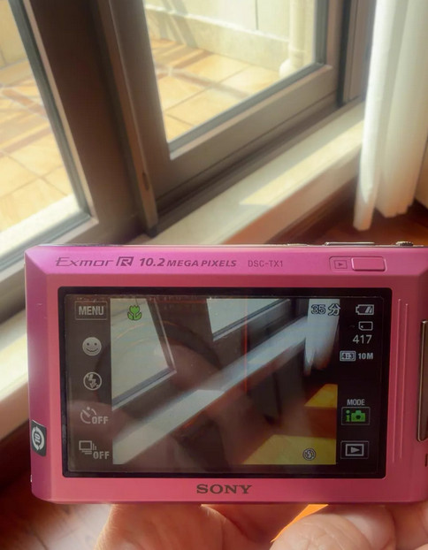 Pink Sony DSC-TX1 Cyber ​​Shot 10.2MP 4x Optical Zoom Digital Camera