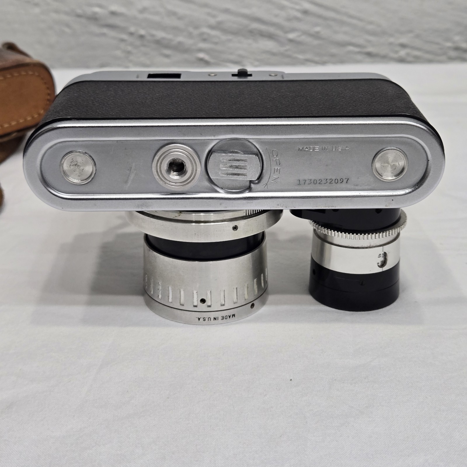 Argus C-44 35mm Camera F2.8 50mm Lens Cintagon CM2 Light Meter & Case – Untested