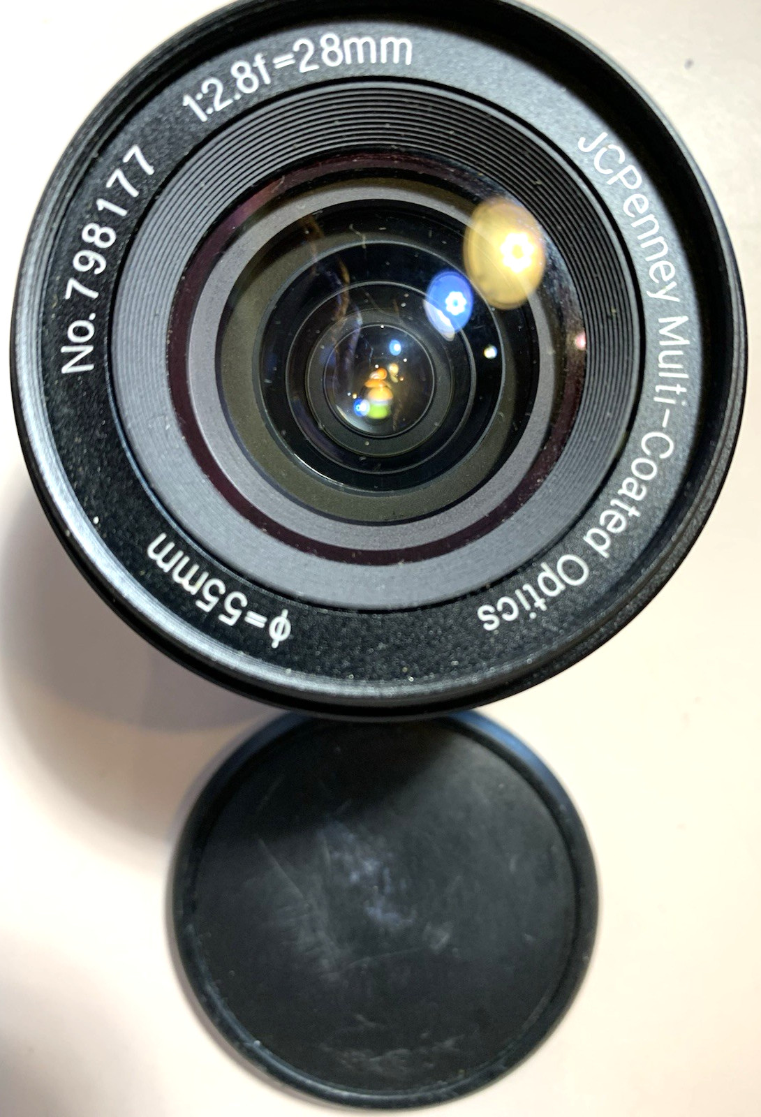 JCPenney Multi-Coated Optics 1:2.8F=28MM 55MM Lens $14 + FREE SHIPPING
