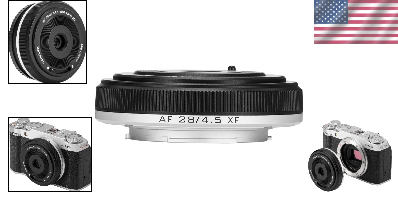 Viltrox 28mm f4.5 X Mount Auto Focus Lens Ultra Light 60g Pocket Size