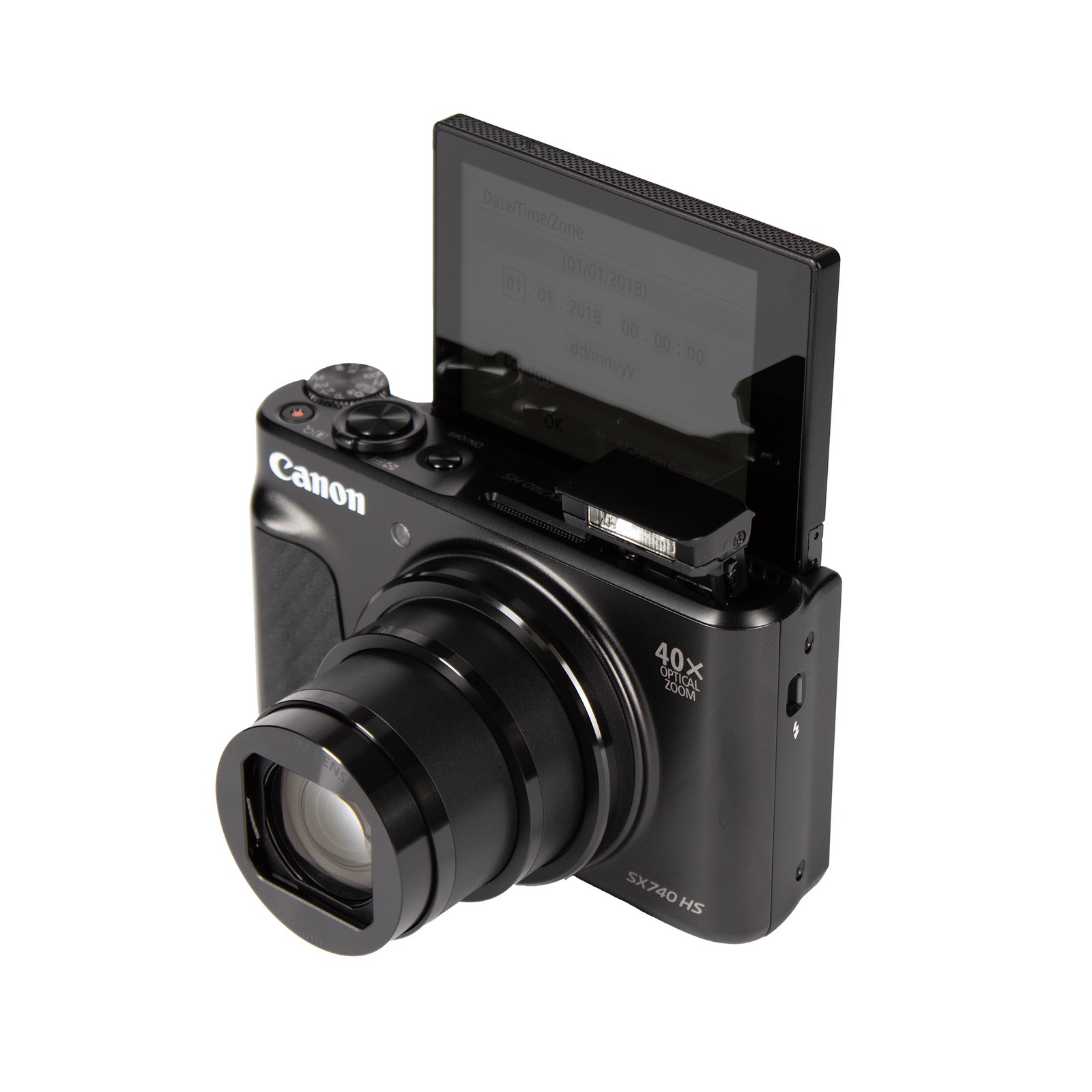 Canon PowerShot SX740 HS Black Digital Camera Starter Bundle w/64GB Card