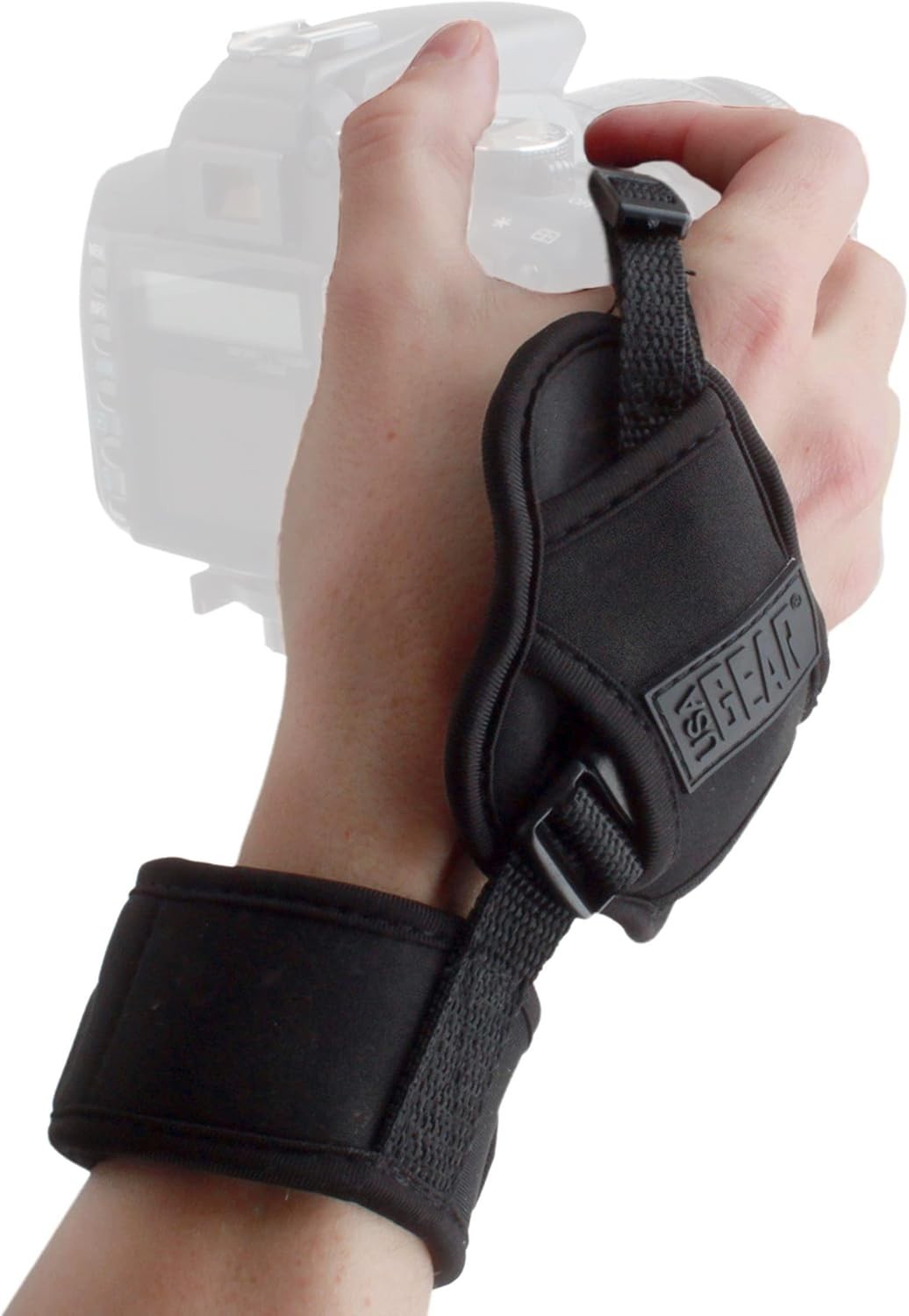 DualGRIP Neoprene Camera Wrist Strap – Secure, Comfortable Hand Grip for DSLRs