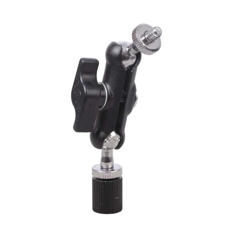 Metal 1/4Inch Thread Adapter With Secure Lock For Tripod Mount Bracket