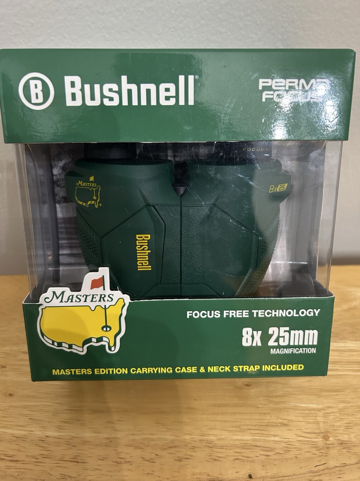 Bushnell 2026 Masters Edition Binoculars 8x25mm Perma Focus Green Golf