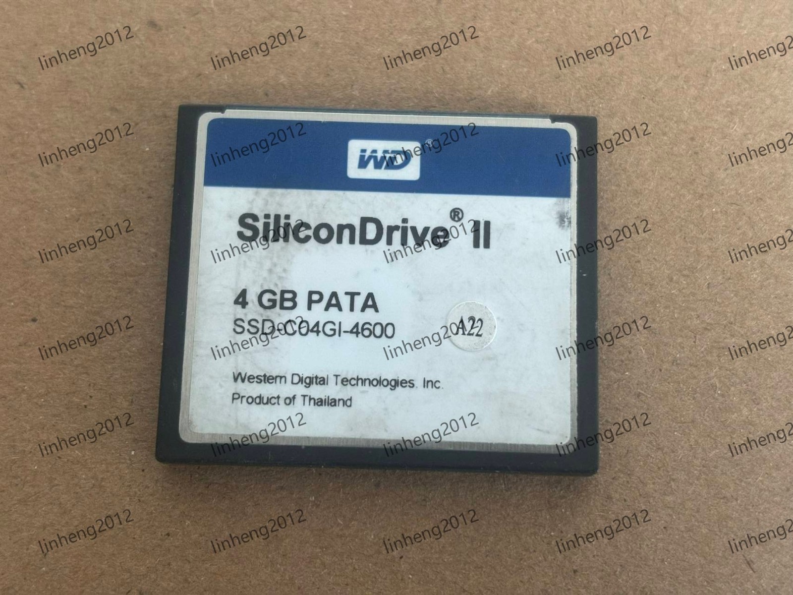 WD CF SiliconDrive II CF 4GB Compact Flash PATA CF CARD SSD-C04GI-4600