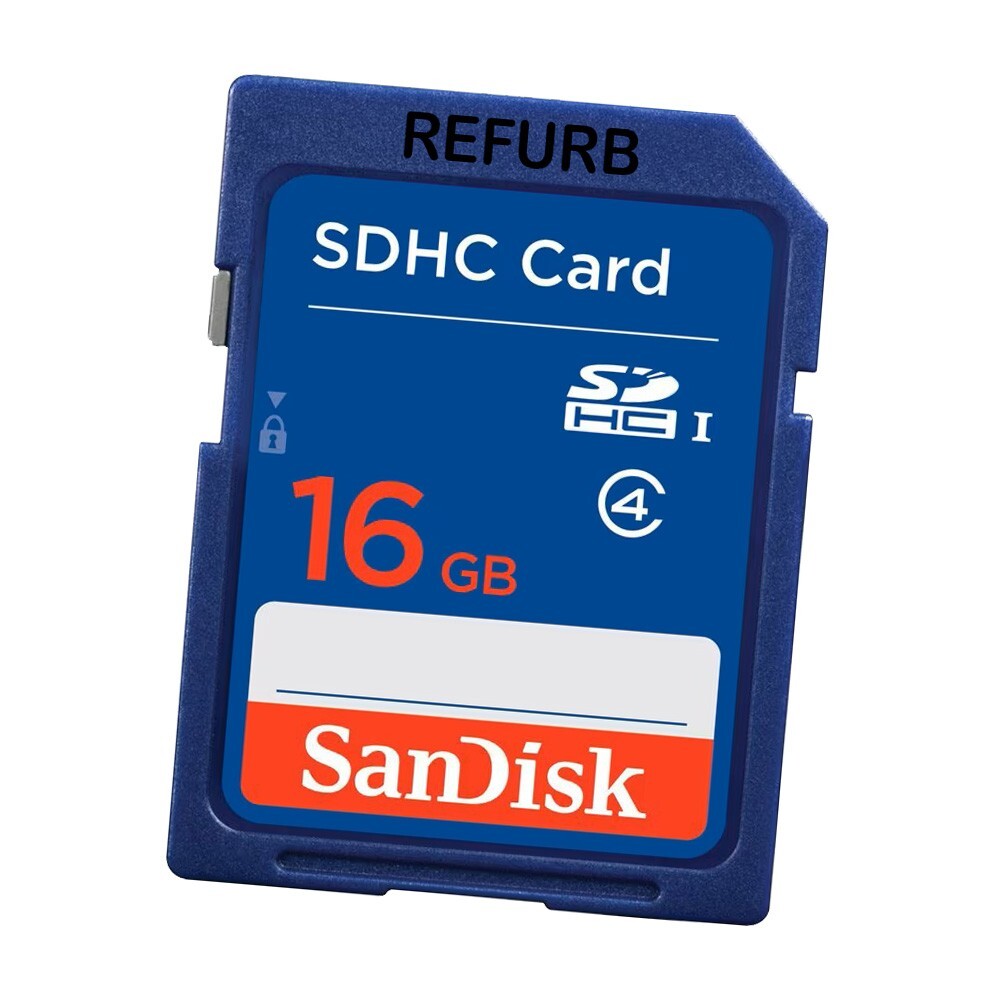 LOT 100 Genuine SanDisk 16GB Class 4 SD SDHC Flash Memory Card SDSDB-016G