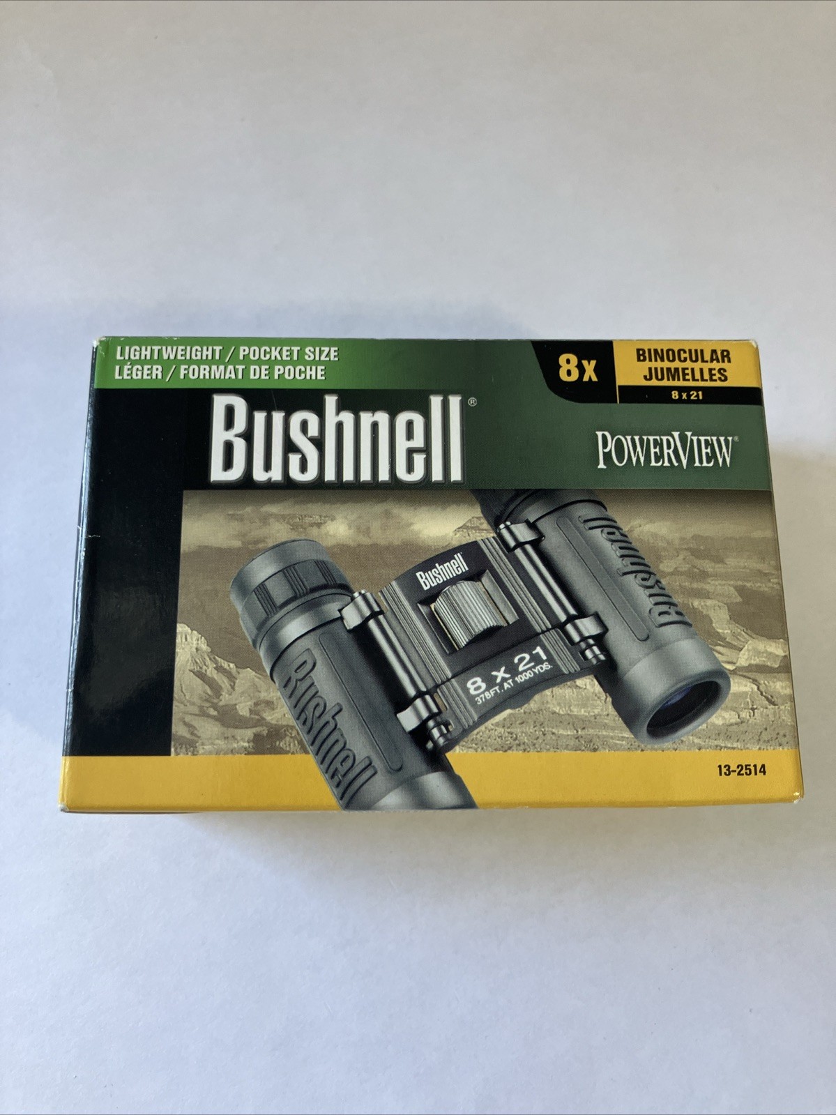 Bushnell Powerview 8×21 Compact Binoculars – Lightweight Pocket Size with Case