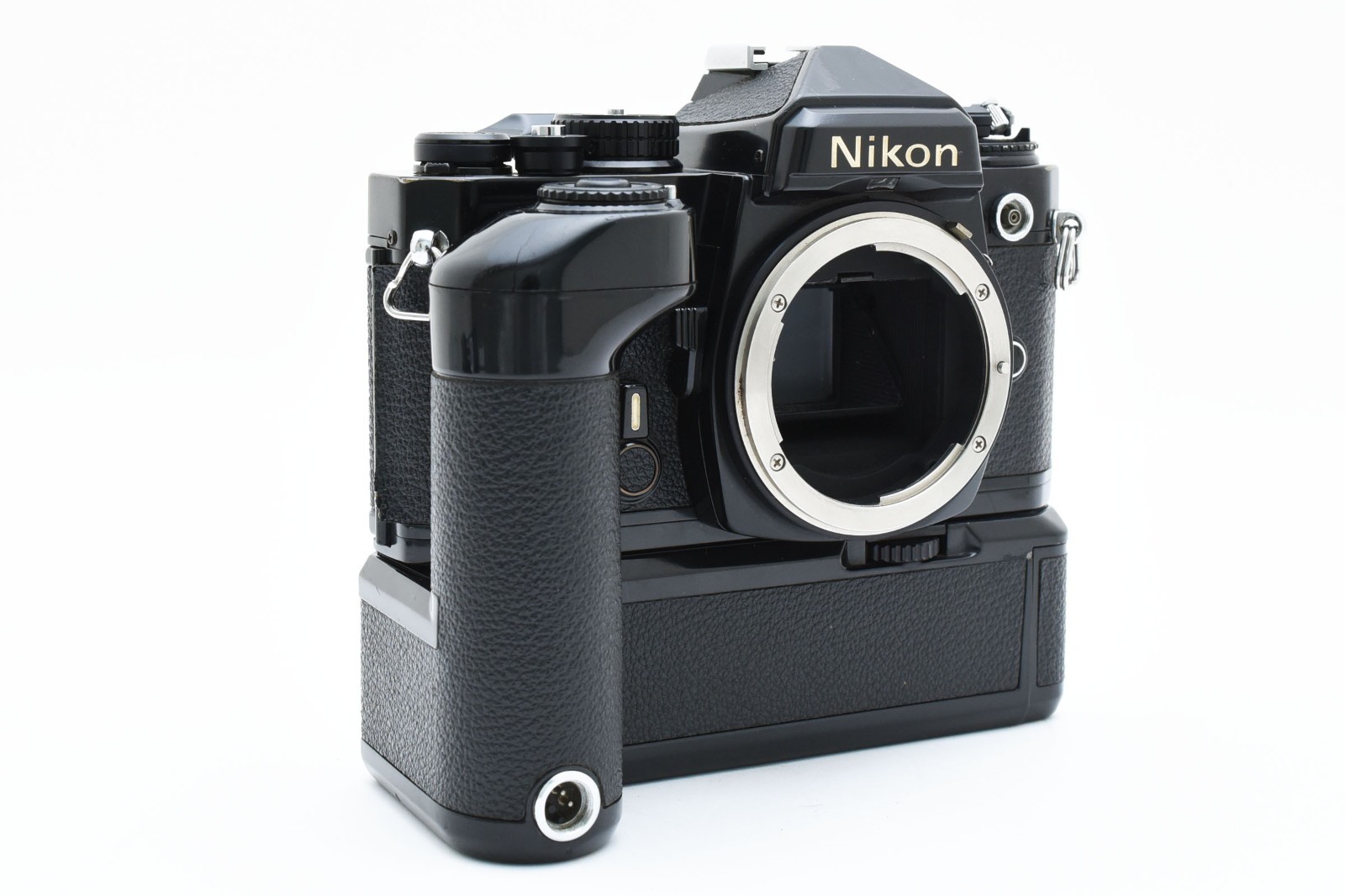 【SALE】 Nikon FE MD-12 Black 35mm SLR Film Camera Body JAPAN Vintage