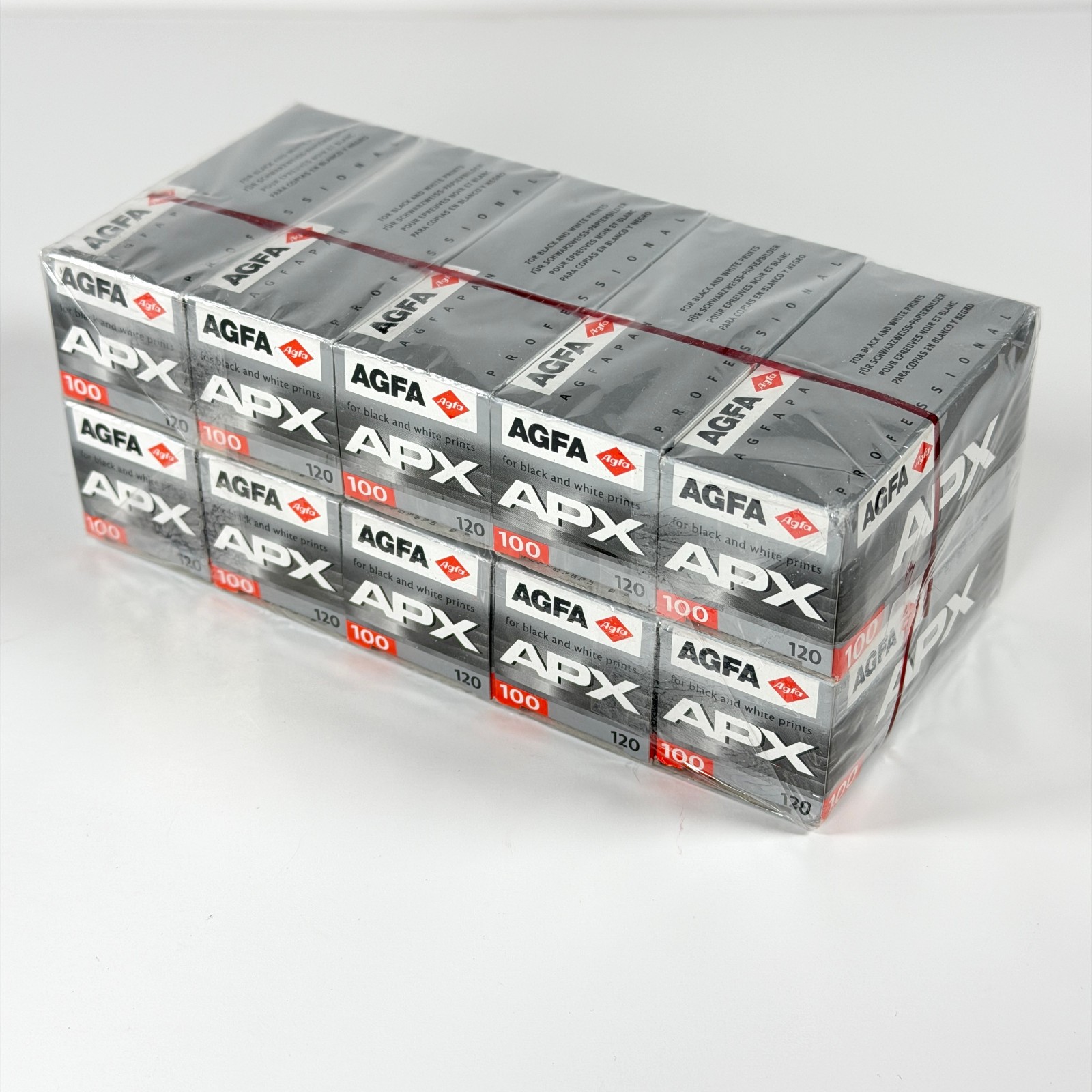 Agfa APX 100 Professional 120 Black & White Medium Format 10 Rolls 2010