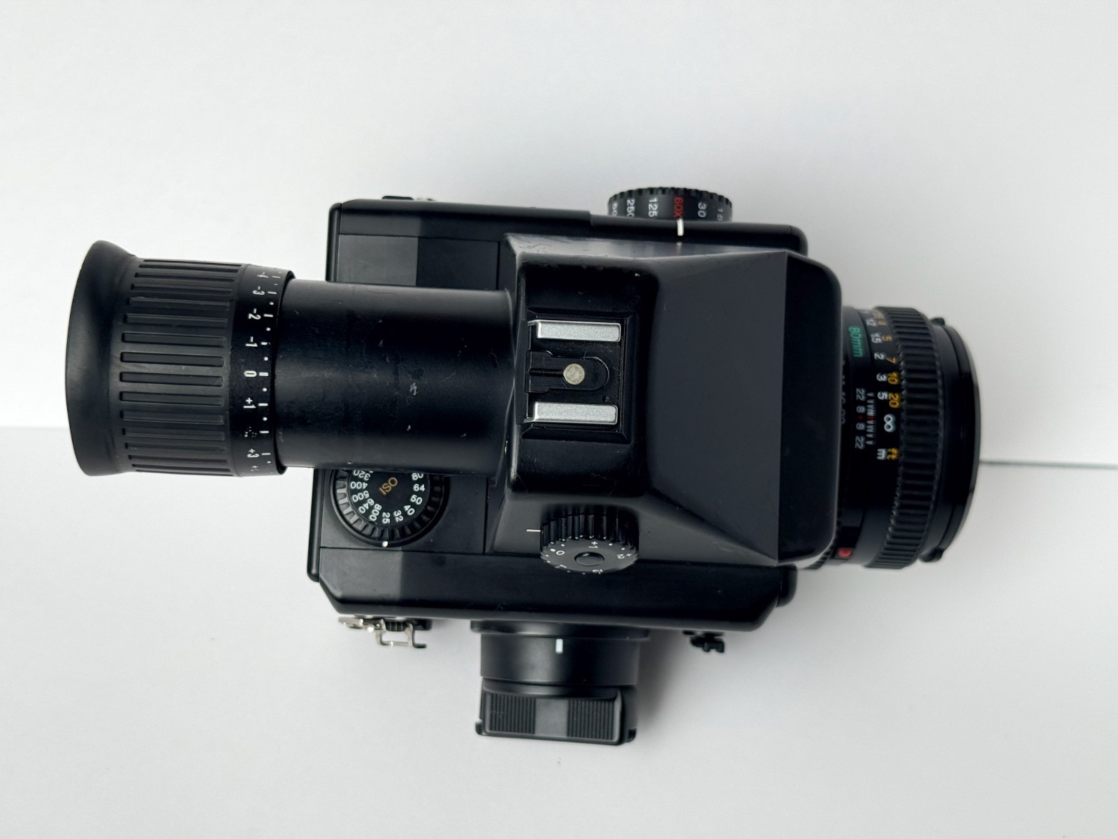 Mamiya 645E Medium Format SLR Film Camera Body + Removable Grip + 120 Film Inser
