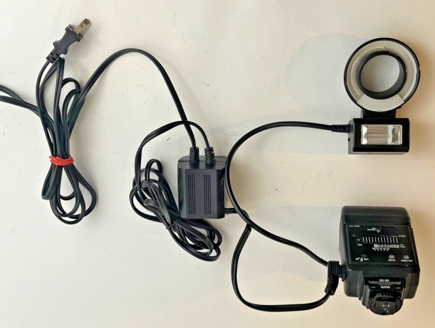 Dine Corp Auto-Exposure Macro Light + Sunpak NE-2D Nikon Module & AD-27A AC