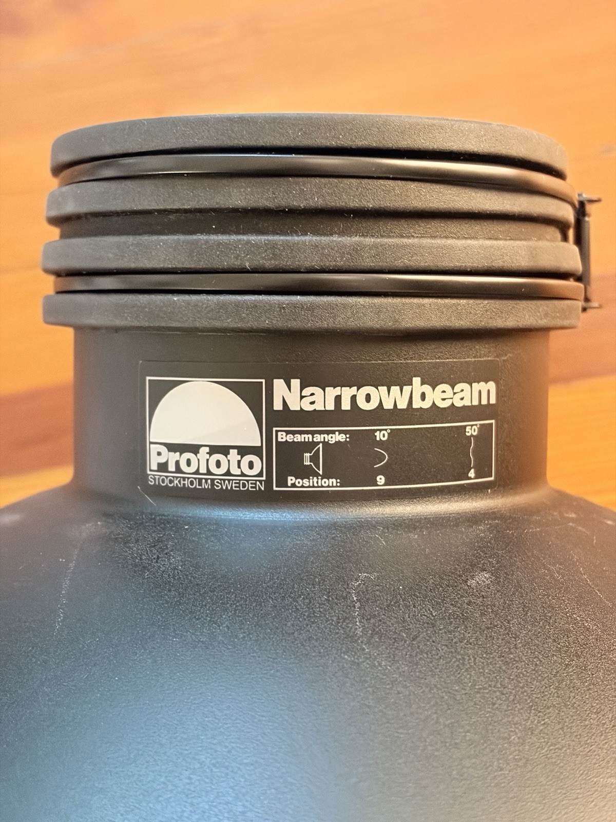 Profoto Narrowbeam Studio Flash Reflector Light Modifier Black/Silver