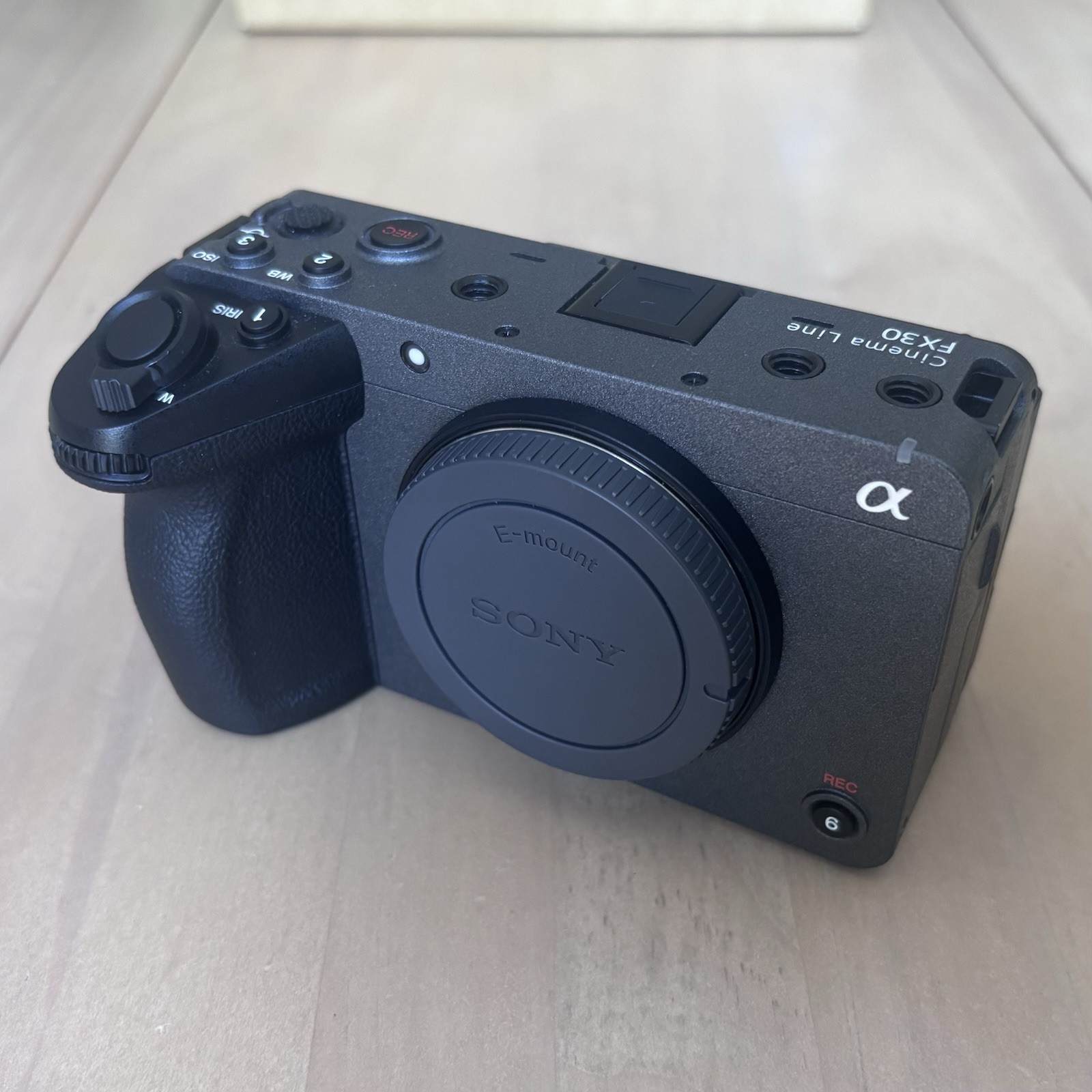 Sony FX30 Cinema Camera Body w/ XLR-H1 Audio Handle – Very Low Use – Nearly New!