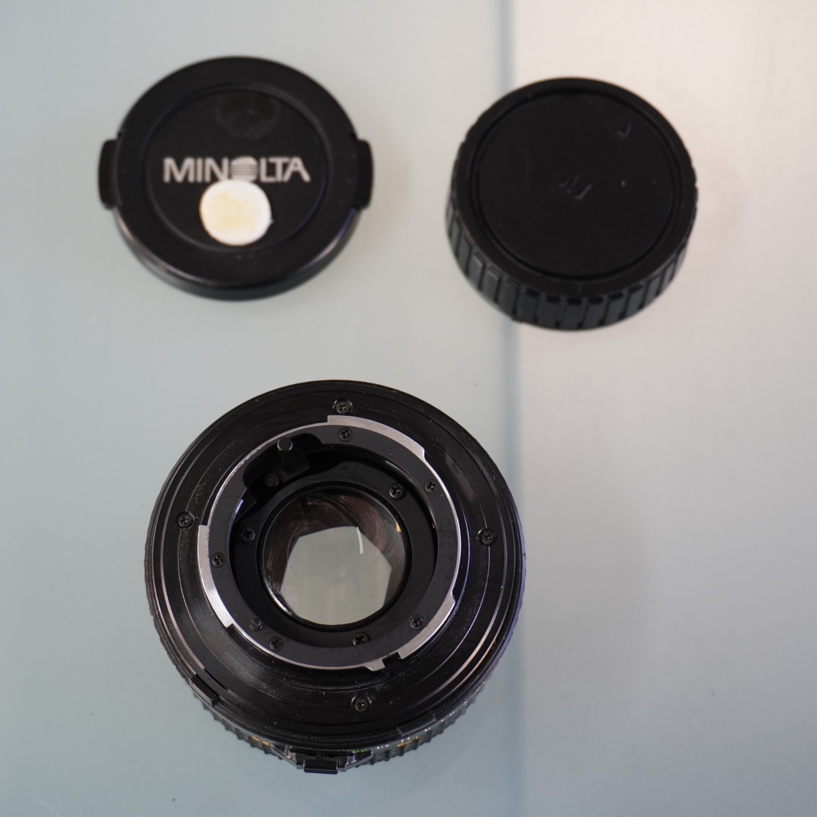 Minolta MD 50mm f1.7 Vintage MF Prime Lens SR Mount Black Metal Japan X700 49mm