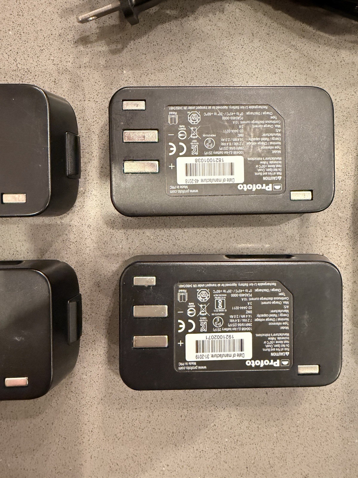 4 Profoto Li-Ion Battery for A1, A1X, And A10 (100498) + Charger