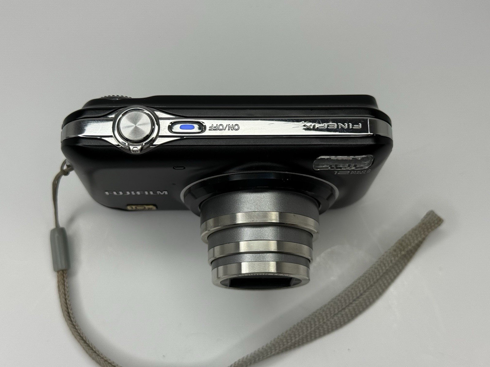 Fujifilm FinePix JZ300 12MP Digital Camera Black 10x Zoom Works W/ Screen Issue!