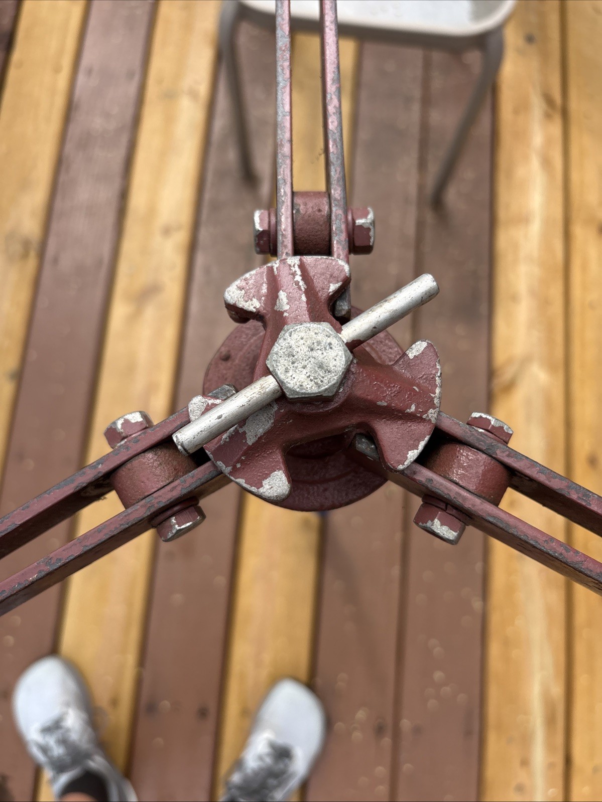 Vintage Mole-Richardson Heavy Duty Rolling Studio Light Stand