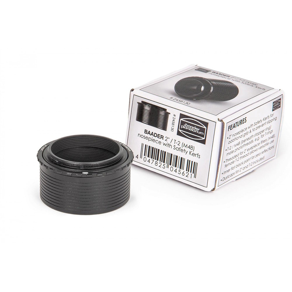 Baader 2″ Nosepiece w/ Safety Kerfs & Dual T2 / M48 Male Threads T2-16A 2458130